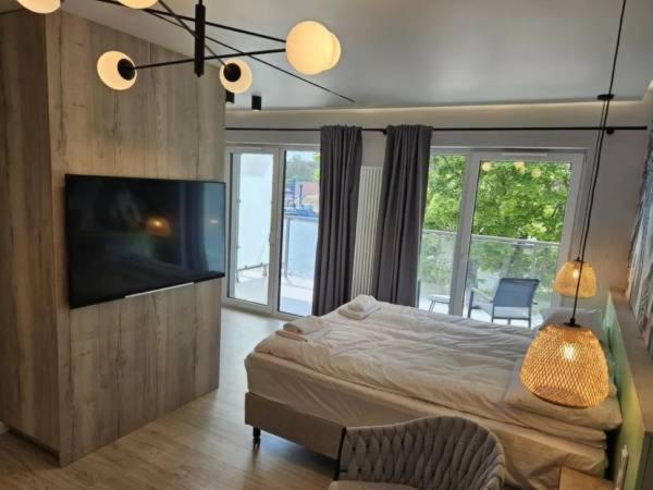 Apartament Z Widokiem Na Morze I Port Мжежино Екстер'єр фото